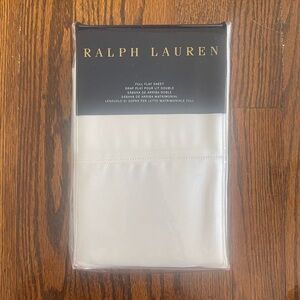 Ralph Lauren Sateen Full Flat Sheet NWT